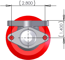 Diagrama válvula F38 vista inferior