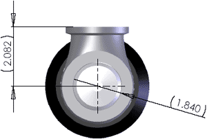 Wastegate V44 Diagram bottom view