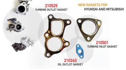 New gaskets for Hyundai and Mitsubishi