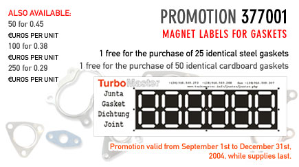 Promotion - Magnet Lables for Gaskets