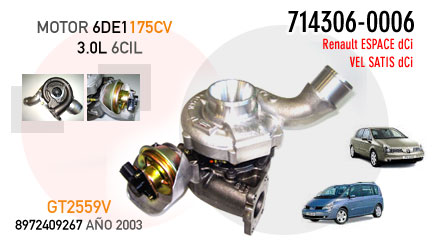 Nueva Espace y Vel Satis dCi  con motor 3.0/V6 de 175CV