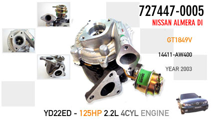 New Nissan Almera Di - YD22ED 125HP Engine