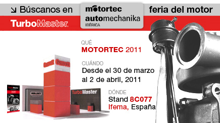 TurboMaster en la Feria Internacional de Componentes, Equipos y Servicios para la Automoción MOTORTEC 2011