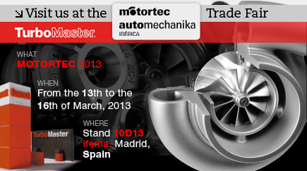 Visit us at the 2013 Motortec trade fair in Madrid