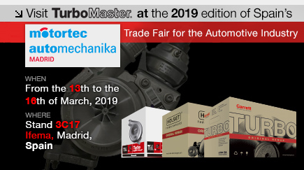 Come join TurboMaster at the Motortec 2019 Trade Fair in Madrid