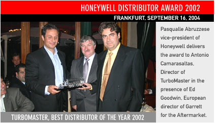 TurboMaster - Best distributor of year 2002