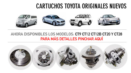 Cartuchos Toyota originales y nuevos