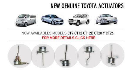 New Genuine Toyota Actuators