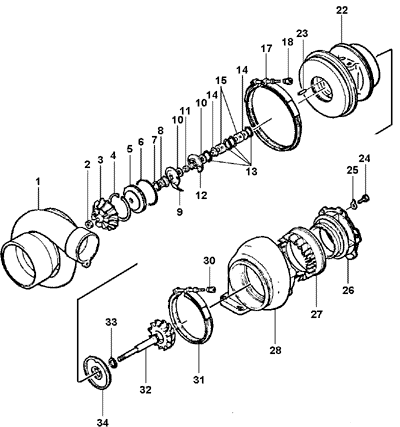 part list for model 5MF