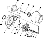 part list for model GT32