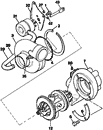 part list for model GT25