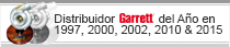Distribuidor Garrett del Año 2000, 2002, 2007, 2010 y 2015