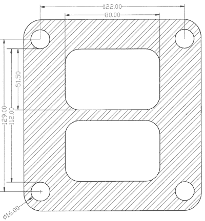 190098 gasket including given dimensions