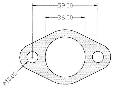 190099 gasket including given dimensions
