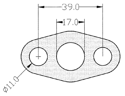 210019 gasket including given dimensions