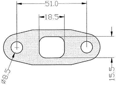 210021 gasket including given dimensions