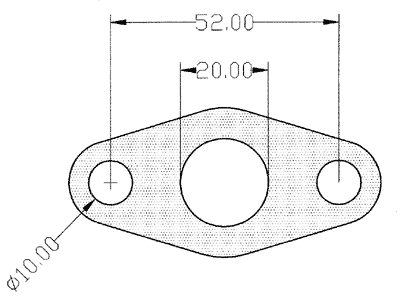 210060 gasket including given dimensions