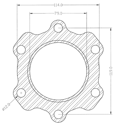210121 gasket including given dimensions