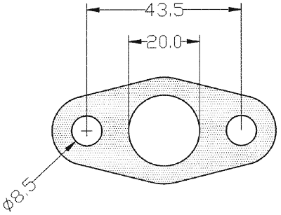210161 gasket including given dimensions