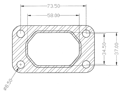 210167 gasket including given dimensions