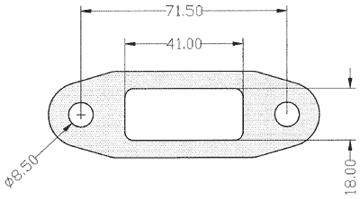 210172 gasket including given dimensions