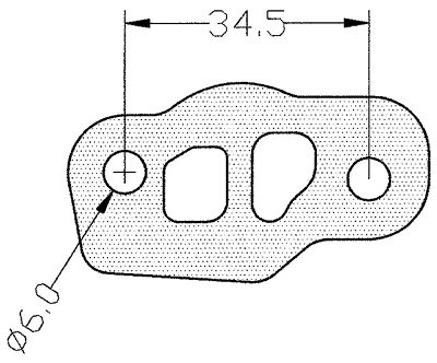 210266 gasket including given dimensions