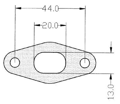 210268 gasket including given dimensions