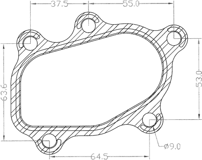 210269 gasket including given dimensions