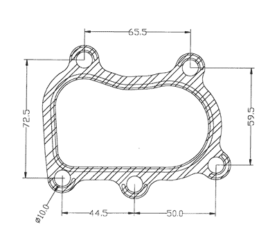 210270 gasket including given dimensions