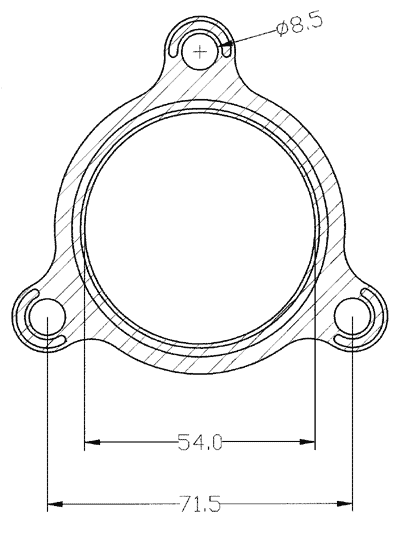 210275 gasket including given dimensions