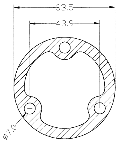 210277 gasket including given dimensions