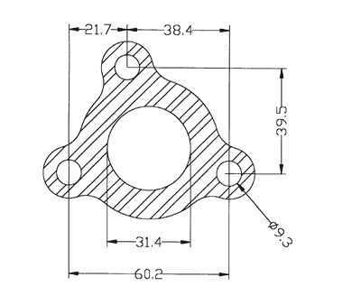 210281 gasket including given dimensions