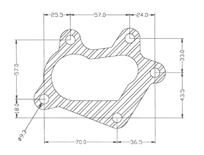 210286 gasket including given dimensions