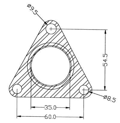 210293 gasket including given dimensions