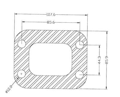 210302 gasket including given dimensions