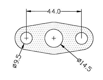 210306 gasket including given dimensions