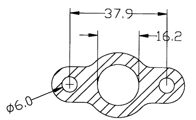 210310 gasket including given dimensions