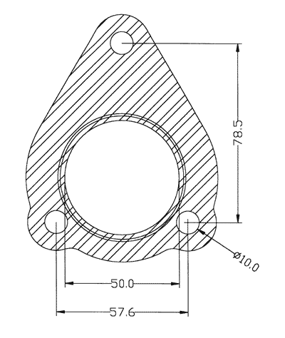 210311 gasket including given dimensions