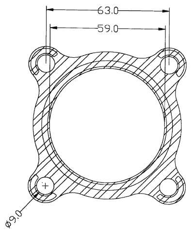 210315 gasket including given dimensions