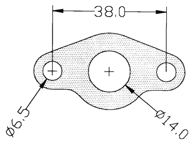 210317 gasket including given dimensions