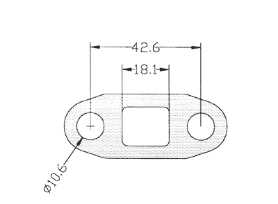 210318 gasket including given dimensions