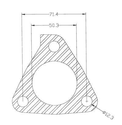 210319 gasket including given dimensions