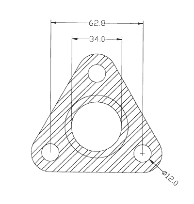 210321 gasket including given dimensions