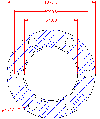 210327 gasket including given dimensions