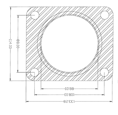 210329 gasket including given dimensions