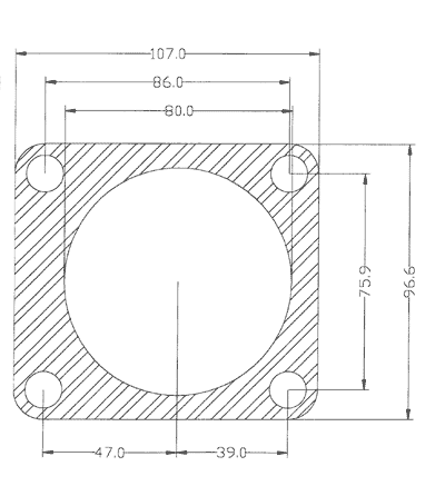 210330 gasket including given dimensions