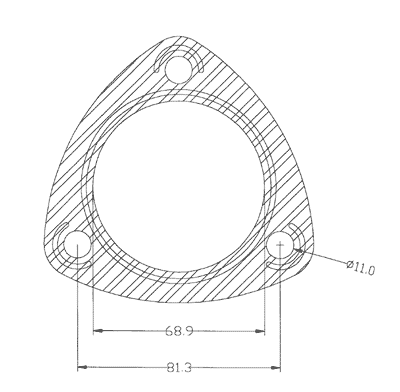 210333 gasket including given dimensions