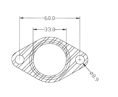 210334 gasket including given dimensions