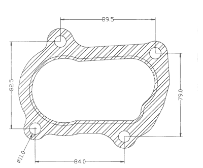 210336 gasket including given dimensions
