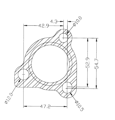 210337 gasket including given dimensions